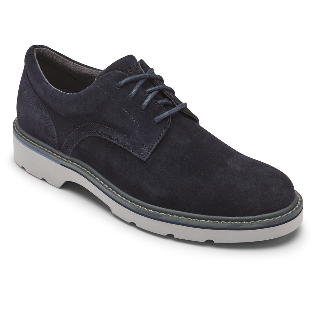 Rockport Oxfords For Mens Navy - Charlee Waterproof Plain Toe - YT4590127